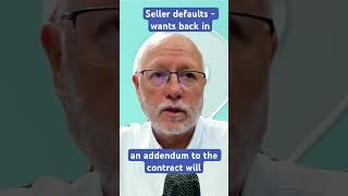 Seller defaults  how to reinstate shorts realestatetips [upl. by Aratahc]