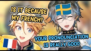 WILSON SURPRISED IKE WITH HIS SWEDISH PRONOUNCIATION OFF COLLAB [upl. by Bigford]