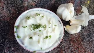 Salsa Arabe blanca de ajo Tummie [upl. by Sixel]