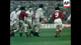 RUGBY  ENGLAND V WALES  COLOUR [upl. by Treborsemaj]