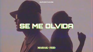 Maisak Feid  SE ME OLVIDA LetraLyrics [upl. by Eneleoj]