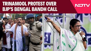 Nabanna Abhijan  Trinamool Protest Over BJPs Bengal Bandh  Kolkata Doctor Rape Murder Case [upl. by Dublin]