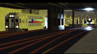 Roblox Northeast Corridor Train Simulator 2 trains at Newark Penn station [upl. by Riordan721]