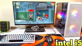 intel i5 7th gen low and pc free fire gameplay  bluostaks5 Ultra graphic game play 100fps 16GB [upl. by Mozza]