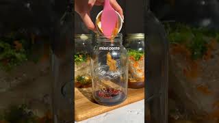 Mason Jar Soup 👩🏻‍🍳 soup vegan cookong recipe [upl. by Beeson137]