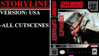 Cliffhanger USA Super Nintendo  Storyline  All Cutscenes [upl. by Koenig]