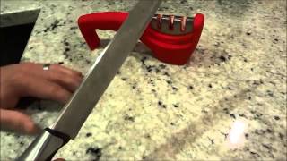 3 Stage Knife Sharpener Review A Cut Above Cutlery [upl. by Ayamat]