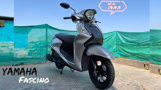 New Fascino Silver colour 🔥🔥🔥  Yamaha Fascino 125  Harsh verma [upl. by Armillas]