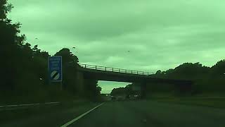 Manchester to North Wales drive on a quiet M56 [upl. by Stent]