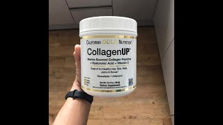 California Gold Nutrition CollagenUP Marine Hydrolyzed Collagen  Hyaluronic Acid  Vitamin C [upl. by Enifesoj985]