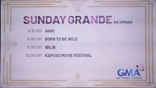 GMA Schedule Sunday Grande sa Umaga June 30 2024 NEW [upl. by Laeynad]