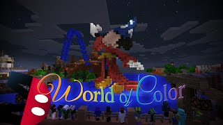 Minecraft Spectacle  World of Color  MineDisney [upl. by Kung322]