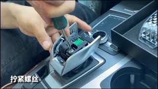 AUDI Crystal Gear Shift Knob installation [upl. by Aremat72]