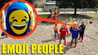 drone catches the Emoji People at haunted park we found them [upl. by Hoover721]