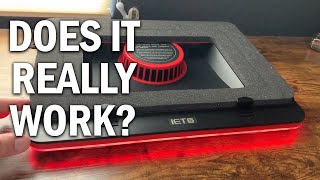 IETS GT500 Powerful Turbo Fan Laptop Cooling Pad Review  Does It Really Work [upl. by Edelman]