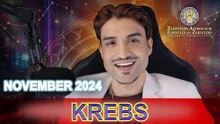 KREBS MONATSHOROSKOP NOVEMBER 2024 ZEHNSTERN ASTROLOGIE [upl. by Gagne94]