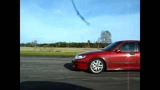 E55 AMG W210 Vs SAAB 95 AERO MAPTUN tuned 2805 WHP [upl. by Nymassej541]