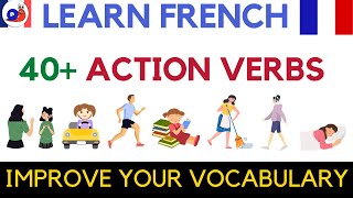 Learn French Action Verbs  Vocabulary for Everyday Conversations [upl. by Aiyotal530]