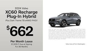 Volvo XC60 Recharge PlugIn Hybrid 07242024 4095696 [upl. by Ailehpo]