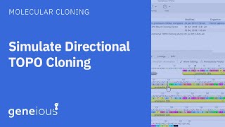 Directional TOPO Cloning with Geneious Prime [upl. by Sisxela]