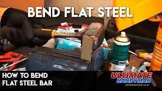 How to bend flat steel bar [upl. by Eldwon926]