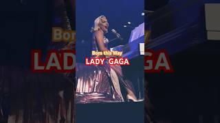 Wow LIVE PERFORMANCE  LADY GAGA  BORN THIS WAY  ladygaga music trending viralvideo public [upl. by Lhadnek]