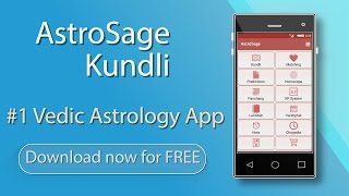 AstroSage Kundli App  Quick Introduction to 1 Astrology App [upl. by Kenna]