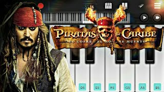 Pirates of the Caribbean  Hes a Pirate Mobile Piano PERFECT PIANO Piano Cover🎹🎹🎹 [upl. by Lucchesi92]