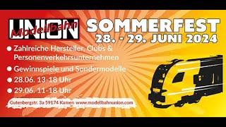 LIVE Event Sommerfest 25 Jahre Modellbahn Union [upl. by Leyameg]