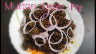 Mutton Lever fryHow to make mutton Lever recipe [upl. by Peoples]