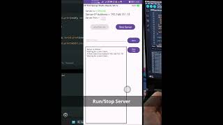 Android  ESP32  Socket Programming TCP Server Multi Clients  Turn The Server ONOFF [upl. by Xavler]