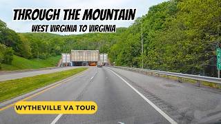 Amazing West VirginiaVirginia Tunnels through the mountain to Wytheville Va [upl. by Kosak230]