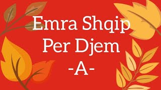 Emra shqip per djem [upl. by Hagai]