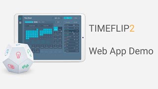 TIMEFLIP2 time tracker web app [upl. by Adnical]