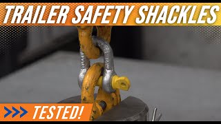 TEST Towing Safety Chain Shackles  what do they break at [upl. by Gyatt]