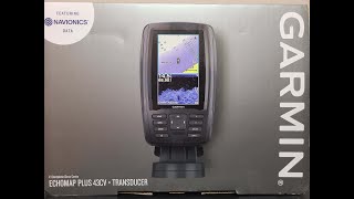 Garmin Echomap Plus 43CV Basic Setup [upl. by Akim146]