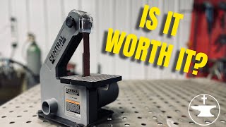 Is It Worth It 1x30 BELT SANDER I HARBOR FREIGHT [upl. by Drusie216]