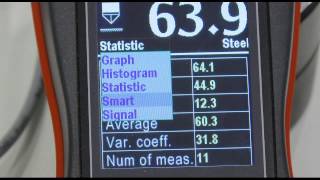 Combined Hardness Tester NOVOTEST TUD3 Display modes [upl. by Homerus]