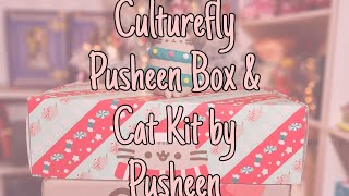 Culturefly Pusheen Box amp Cat Kit by Pusheen  Wonter 2023 [upl. by Drais]