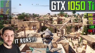 GTX 1050 Ti  Assassins Creed Mirage [upl. by Aldercy]