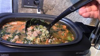 Italian Wedding Soup in Cosori Multicooker or Stovetop [upl. by Ahsiken]