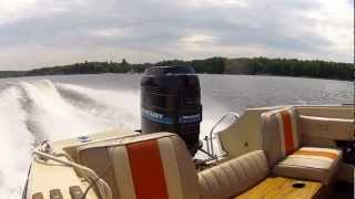 83 Mercury 115 HP quotTower of Powerquot  83 Glastron SSV176  001 [upl. by Atirres]