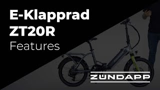 Features Zündapp EKlapprad ZT20R [upl. by Ppik653]