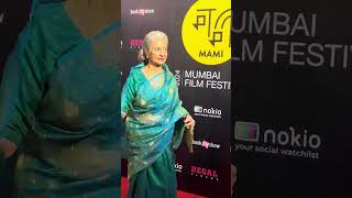 Waheeda Rehman at MAMI Film Festival Screening of Payal Kapadia’s ‘All We Imagine As Light’waheeda [upl. by Ahsenhoj]