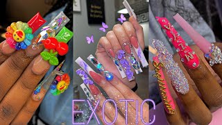 19✨NAIL INSPIRATION✨ of INSTAGRAM COMPILATION  BADDIE NAILS ACRYLICS EXTENDO NAILS XX CALMING [upl. by Aicilana]