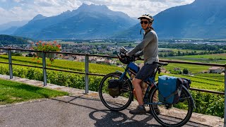 Cycling the Swiss Alps Part One  Geneva to Lake Lucerne  World Bicycle Touring Episode 5 [upl. by Ahsenit389]