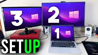 How To Connect Two Monitors To One Laptop Full Guide  Dual Monitor Setup Laptop Guide [upl. by Gregorio]