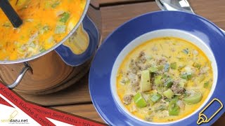 Porreesuppe  Käse Lauch Suppe reloaded  Rezept  Schnell einfach und lecker selbst gemacht [upl. by Mariandi242]