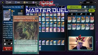 YuGiOh Master Duel Amorphage Magician Deck Profile [upl. by Ahsiuqal]