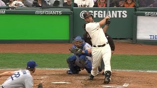 Bumgarner launches a solo blast off Kershaw [upl. by Raila]